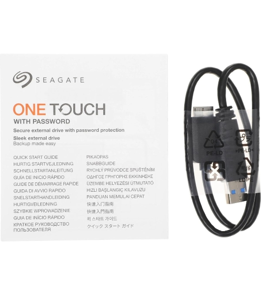 Жесткий диск Seagate One Touch STKY1000401 USB 3.0 1Tb 2.5' серебристый