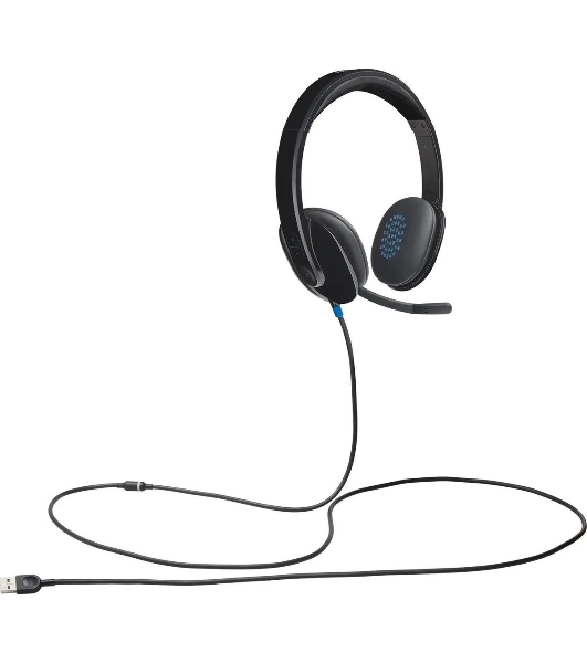 Гарнитура Logitech USB Headset H540 чёрный, проводная, USB