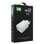 Сетевое зарядное устройство MORE CHOICE NC81 СЗУ 1USB+1Type-C 3.0A PD 20W+ QC3.0, белый, фото7