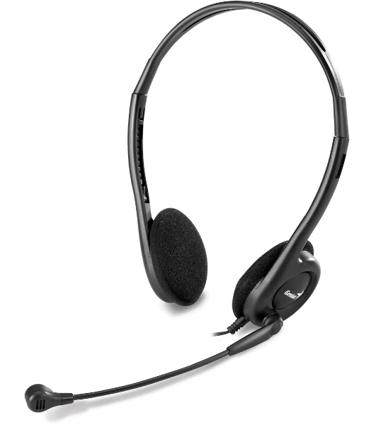 Гарнитура проводная Genius HS-200C + Single Jack Cable