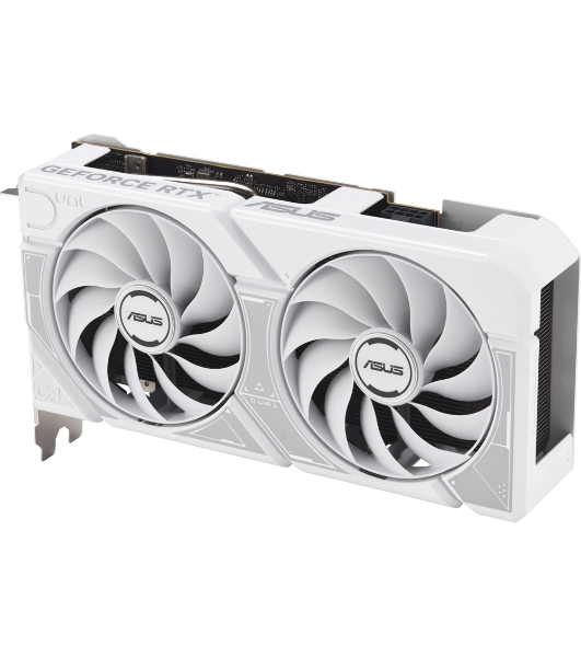Видеокарта Asus GeForce RTX 5060 DUAL OC White, Nvidia RTX 5060, 8GB GDDR7, 128 bit, PCI-E 5.0, DPx3, HDMIx1, 2535 MHz