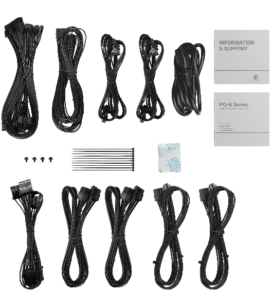 Блок питания Deepcool/GamerStorm PQ750G (ATX 3.1, 750W, Full Cable Management, PWM 120мм fan, 80 PLUS GOLD, Active PFC + Half Bridge + DC/DC, Full Japanese Capasitors, Gen5 PCIe) RET