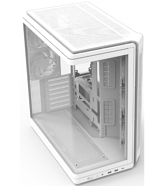 Компьютерный корпус ZALMAN MidTower P60 белый (ATX, без БП, 5x120мм ARGb fans, 1xUSB Type C, 2xUSB 3.0) (Zalman P60 белый)