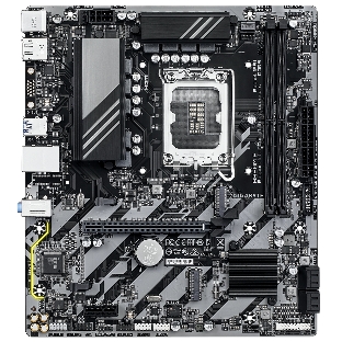 Материнская плата Gigabyte B860M-E, LGA 1851, Intel B860, 2xDDR5, 4xSATA, 2xM.2, 1xPCIe 4.0 x16, 1xPCIe x1, 1xHDMI, 1xDP, 1x1Gb LAN, 4xUSB-A 5Gbps, 2xUSB-A 2.0, 1xPS/2, 3x3.5 мм, 7.1, mATX