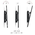 Кронштейн для телевизора Holder LCD-T8602-B черный 55'-100' макс.75кг настенный наклон, фото4