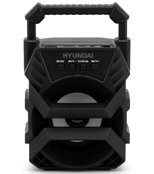 Колонка портативная Hyundai H-PS1000 черный 9 Вт 1.0 BT/USB 10м 500mAh