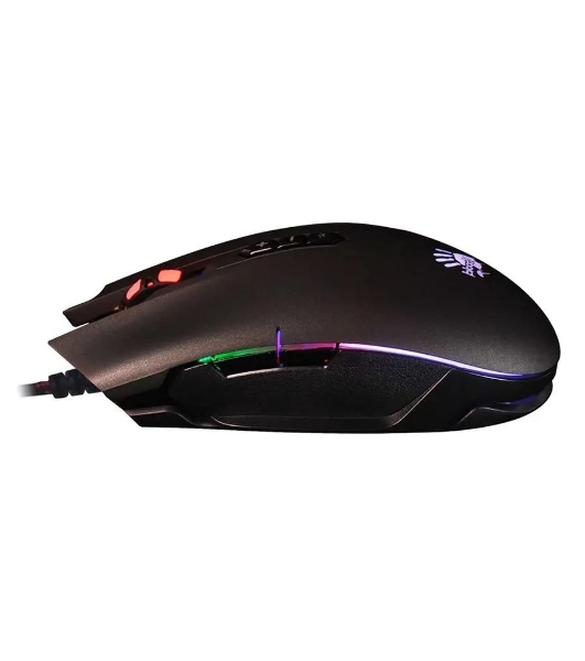Мышь проводная A4Tech Bloody Q80 черный, 3200 dpi, USB, кнопки - 8