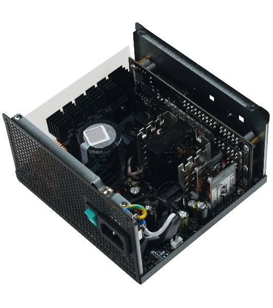 Блок питания Deepcool/GamerStorm PQ750G (ATX 3.1, 750W, Full Cable Management, PWM 120мм fan, 80 PLUS GOLD, Active PFC + Half Bridge + DC/DC, Full Japanese Capasitors, Gen5 PCIe) RET