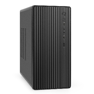 Корпус ExeGate BAA-503-AAA450, Mini-Tower, чёрный, 1 x 80/90 мм, БП 450 Вт