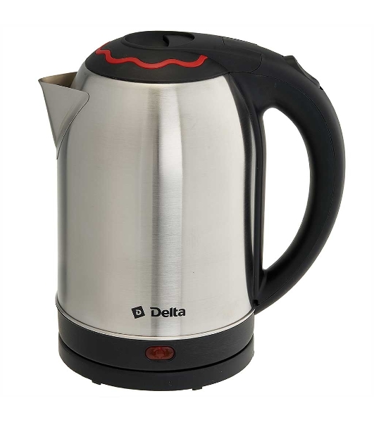 Чайник электрический Delta DL-1330 нерж с красным