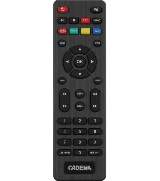 Приставка для цифрового ТВ Cadena CDT-2388S черный, DVB-T2, DVB-T, HDMI, USB 2.0
