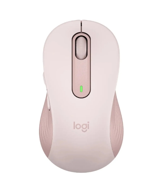 Мышь беспроводная Logitech Signature M650 розовый, 4000 dpi, радиоканал, Bluetooth, USB, кнопки - 5