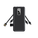 Портативное зарядное устройство Rexant Power Bank (аккумуляторная батарея) 20000 mAh, черное, фото 1