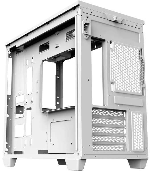 Компьютерный корпус Bloody BD-CC117F белый без БП mATX 5x120мм 1xUSB 2.0 1xUSB 3.0 audio bott PSU