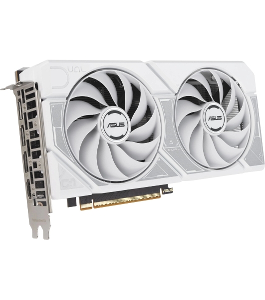 Видеокарта Asus GeForce RTX 5060 DUAL OC White, Nvidia RTX 5060, 8GB GDDR7, 128 bit, PCI-E 5.0, DPx3, HDMIx1, 2535 MHz