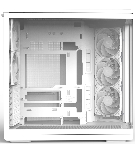 Компьютерный корпус ZALMAN MidTower P60 белый (ATX, без БП, 5x120мм ARGb fans, 1xUSB Type C, 2xUSB 3.0) (Zalman P60 белый)