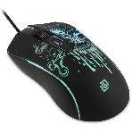 Мышь проводная Oklick 702G черный, 3600 dpi, USB, кнопки - 4, фото5