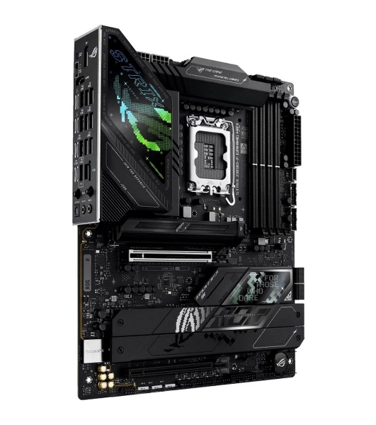 Материнская плата ASUS ROG STRIX Z890-F GAMING WIFI, LGA 1851, Intel Z890, 4xDDR5, 4xSATA, 5xM.2, 1xPCIe 5.0 x16, 1xPCIe 4.0 x4, 1xHDMI, 1xDP, 2xUSB-C, 1x 2.5Gb LAN, 4xUSB-A 3.2 Gen 1, 4xUSB-A 3.2 Gen 2, 2xUSB-A 2.0, 2xUSB-C Thunderbolt 4, 2x3.5 мм, 7.1, ATX