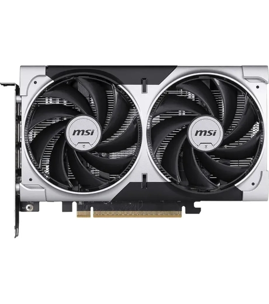 Видеокарта MSI GeForce RTX 5050 8G VENTUS 2X OC, NVIDIA RTX 5050, 8 ГБ GDDR6, 128 бит, PCI-e 5.0, 1xHDMI, 3xDP, 2617 МГц