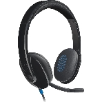 Гарнитура Logitech USB Headset H540 чёрный, проводная, USB, фото 1