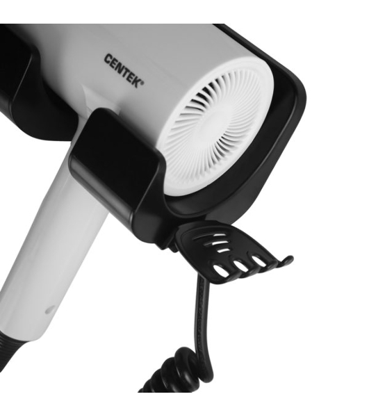 Фен Centek CT-2252 белый/черный, 1600 Вт, ионизация
