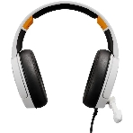 Гарнитура Oklick HS-L710G белый/чёрный, проводная, USB, подсветка, фото 1