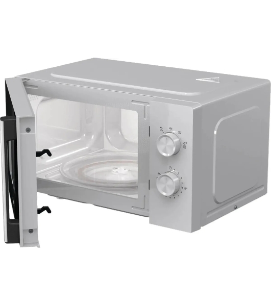 Микроволновая печь Gorenje MO17E1WH белый, 17 л, 700 Вт, переключатели - поворотный механизм