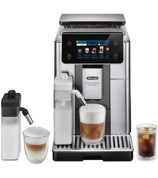 Кофемашина Delonghi ECAM630.75.TM 1450Вт черный/серебристый