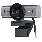 Веб-камера Logitech BRIO MX 3840x2160, 30 кадр/с, USB, микрофон, шторка приватности, автофокус, крепление на мониторе, графитовый, фото 1