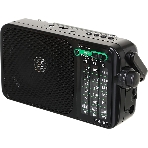 Радиоприемник портативный Сигнал РП-233BT черный USB microSD, фото3