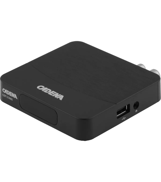 Приставка для цифрового ТВ Cadena CDT-2388S черный, DVB-T2, DVB-T, HDMI, USB 2.0