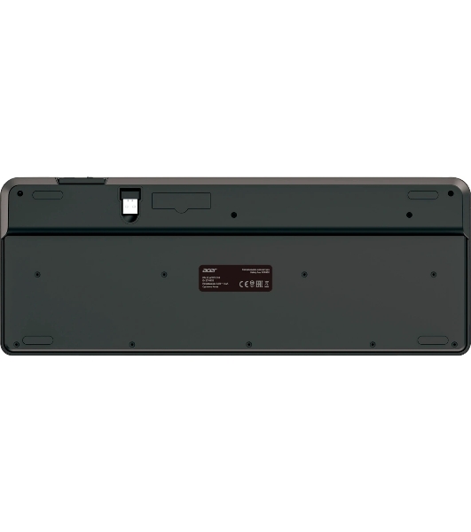Комплект клавиатура+мышь Acer OCC402 беспроводной, USB, 1600 DPI, чёрный