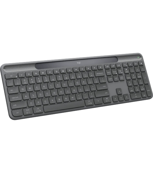Клавиатура Logitech Signature Slim Solar K980 беспроводная, Bluetooth, серый