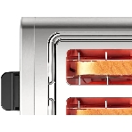 Тостер Bosch TAT3P420 нержавеющая сталь, 970 Вт, 2 слота, фото3