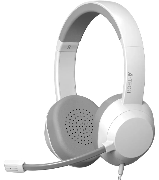 Гарнитура A4Tech Fstyler FH150U белый/серый, проводная