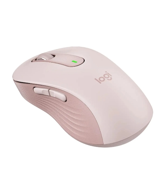 Мышь беспроводная Logitech Signature M650 розовый, 4000 dpi, радиоканал, Bluetooth, USB, кнопки - 5
