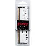 Оперативная память Kingston Fury Beast White, DDR5, 16Gb (1x16 Gb), 6800 MHz, CL34, радиатор, белый, фото2