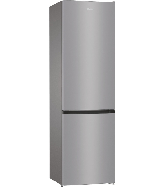 Холодильник Gorenje NRK6201ES4 серебристый двухкамерный 235/96 л морозилка снизу, No Frost