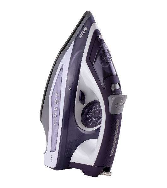 Утюг BBK ISE-2404 фиолетовый, 2400 Вт, 40 г/мин, 140 г/мин, 440 мл
