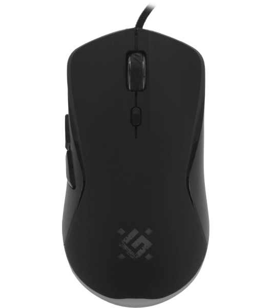Мышь проводная Defender Arga GM-049 черный, 3600 dpi, USB, кнопки - 6