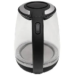 Электрочайник Centek CT-0015 черный/прозрачный, 2.0 л, 2200 Вт, скрытый нагревательный элемент, фото4