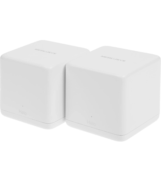 Бесшовный Mesh роутер Mercusys Halo H60X(2-pack) AX1500 10/100/1000BASE-TX белый (упак.:2шт)