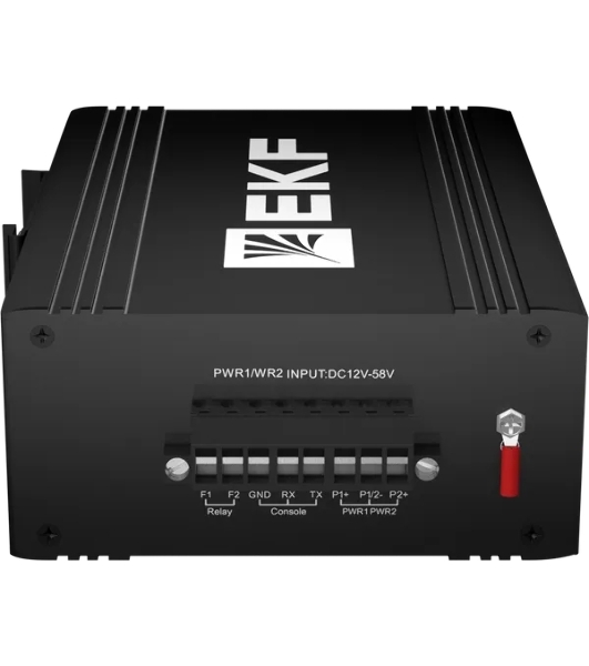 Коммутатор EKF TSX-ML2-8GTP, 8×1 Гбит/с PoE, управляемый