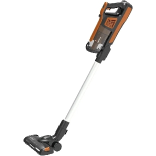 Пылесос вертикальный Blackton Bt VCA1401B оранжевый, питание от аккумулятора, 25 Вт, уборка сухая, пылесборник 0.6 л, работа от АКБ max 40 мин
