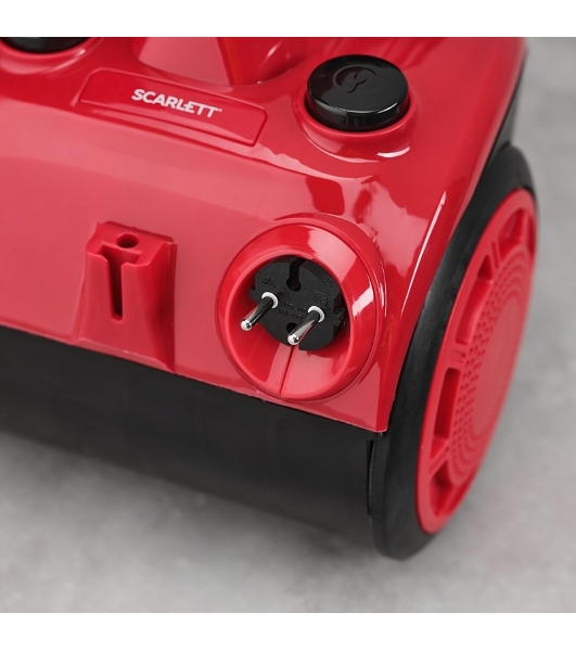 Пылесос Scarlett SC-VC80C11 красный/черный, 320/1500 Вт, уборка сухая, пылесборник контейнер 1.5 л
