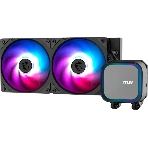 Система жидкостного охлаждения MSI MAG CoreLiquid A13 240, 240 мм, 2x120 мм, 500-2000 об/мин, 31.1 дБ, 4-pin PWM, ARGB, черный, фото 1