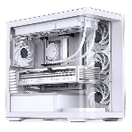 Корпус без блока питания JONSBO D300, Mini-Tower, TG, no fan, 2xUSB-A 3.2 + 1xUSB-C 3.2, mATX, mITX White, фото14