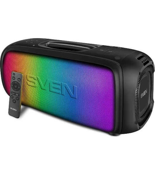 Портативная колонка SVEN PS-860 черный 100W 1.0 BT/3.5Jack 5400mAh