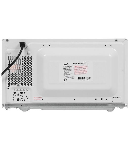 Микроволновая печь BBK 20MWS-771M/WM белый, 20 л, 700 Вт, переключатели - поворотный механизм
