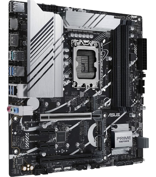 Материнская плата ASUS PRIME Z790M-PLUS, LGA 1700, Intel Z790, 4xDDR5, 4xSATA, 3xM.2, 1xPCIe 4.0 x4, 1xPCIe 5.0 x16, 2xPCIe x1, 1xDP, 1xHDMI, 1x 1Gb LAN, 1xUSB-C 3.2 Gen 2x2, 1xUSB 3.2 Gen 2, 4xUSB 3.2 Gen 1, 2xUSB 2.0, 3x3.5 мм, 7.1, mATX